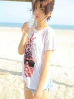 【推荐】陈柔希清凉一夏写真，女神喝水姿态都超美