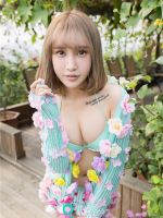 【红杏出墙】短发萌妹私房写真 甜美可爱又娇俏